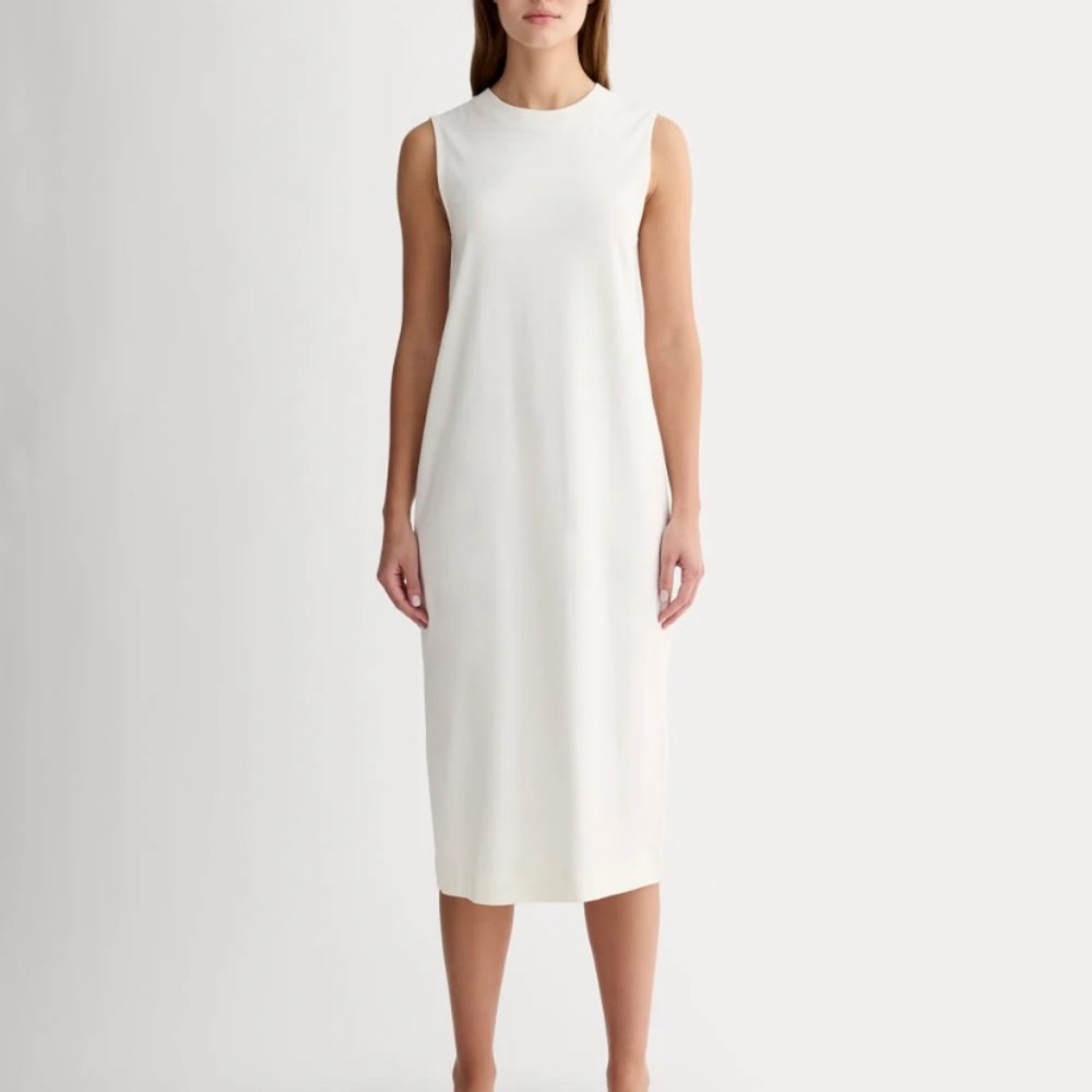 Sleeveless White Midi Dress - Brand